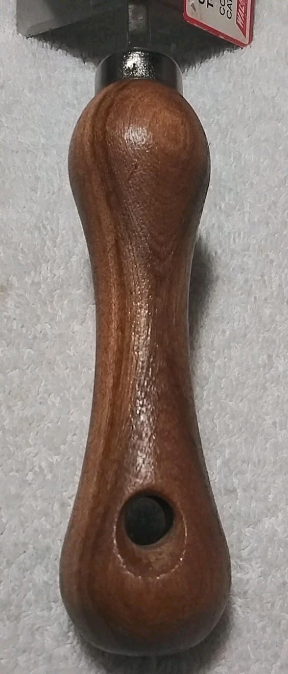 WALL-BOARD TOOLS 82-002 2-1/4"×4-1/8" STAINLESS STEEL WOOD HANDLE 90° FINISH USA