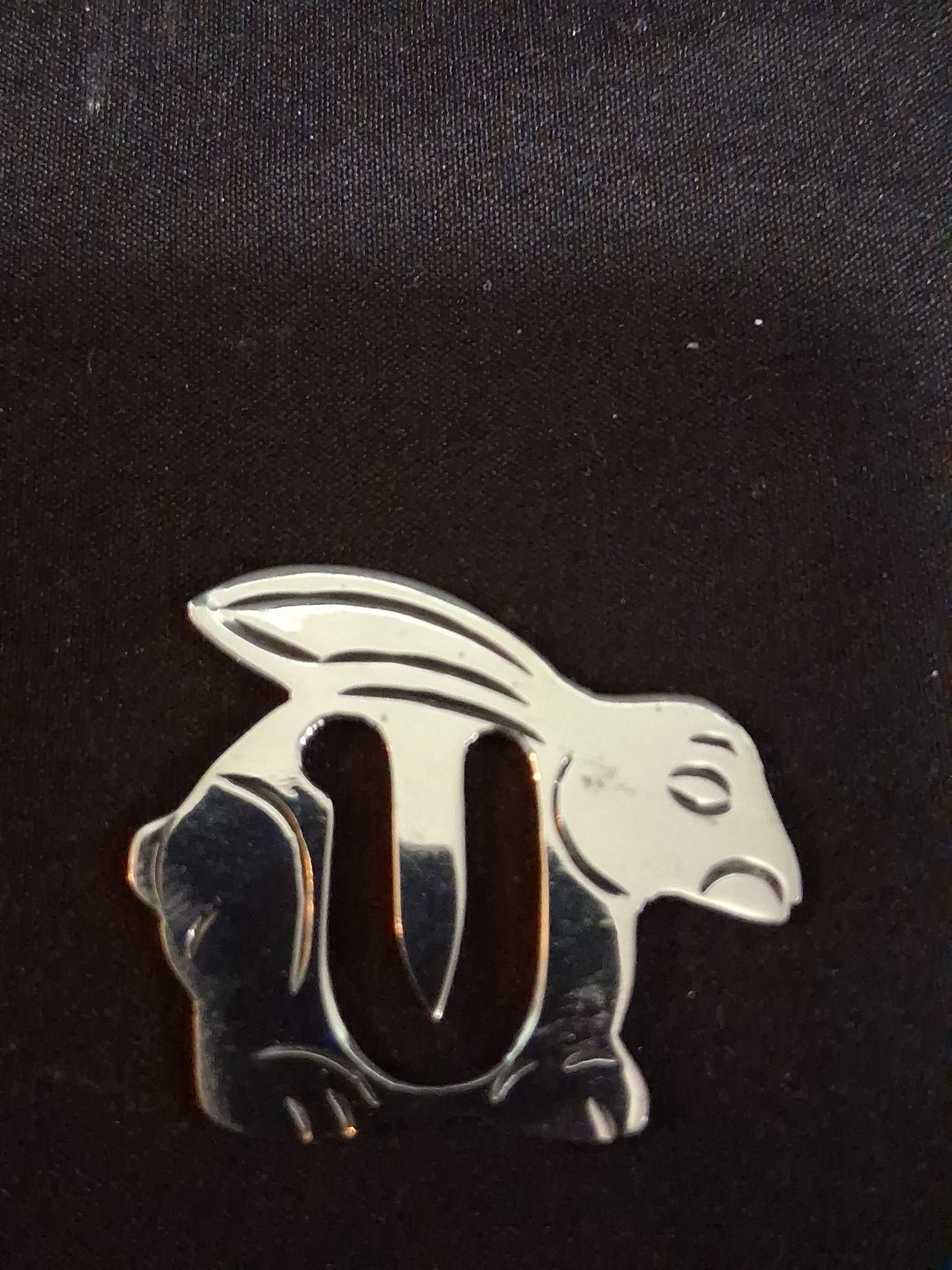 925 Sterling Silver Book Mark Bunny Rabbit Mirror Finish Just Polished