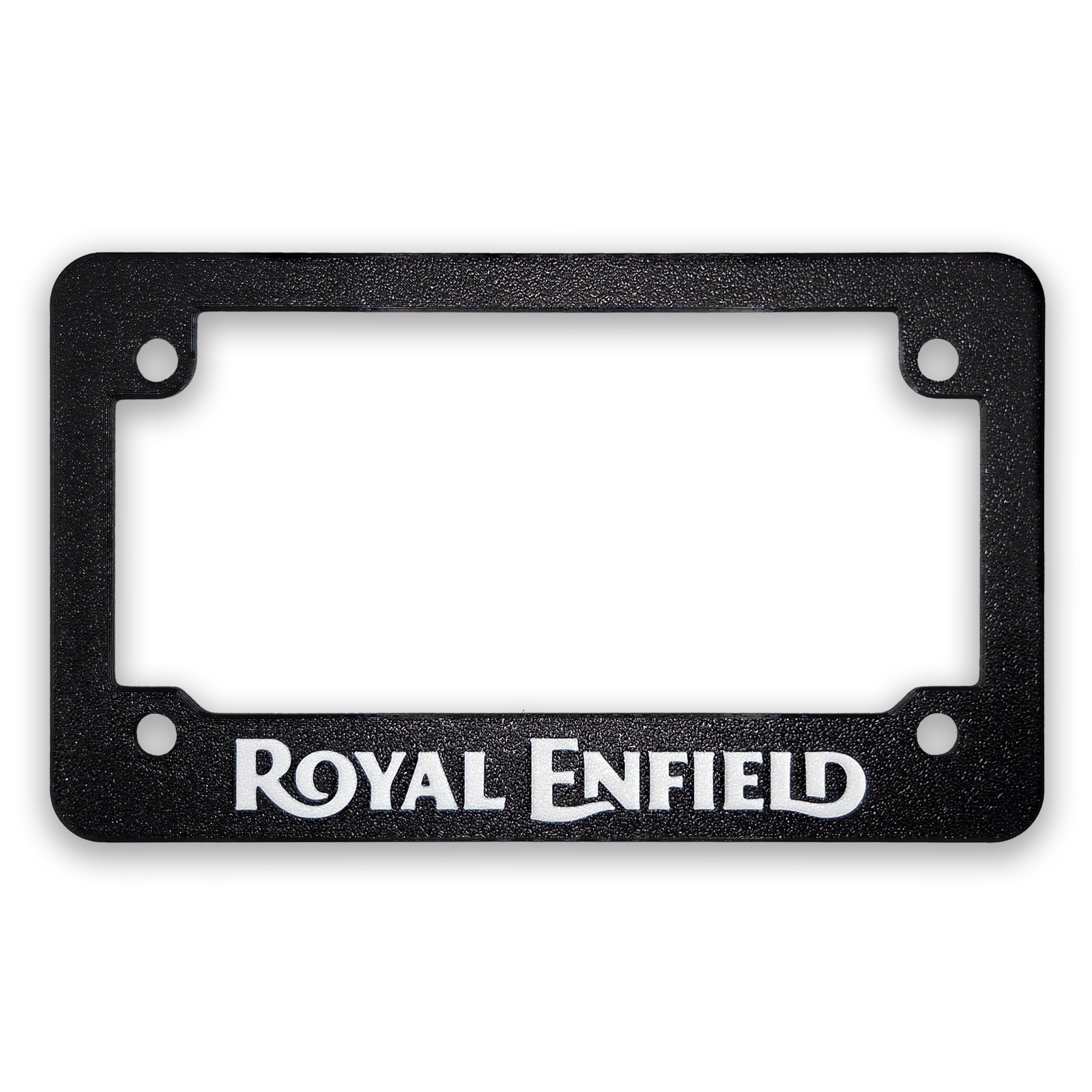 For Royal Enfield Motorcycles Textured License Plate Frame (ALL MODELS & YEARS)
