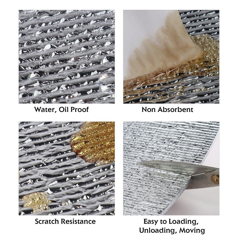 Heat Shield Sound Deadener Pad Car Firewall Thermal Noise Proof Insulation Mat