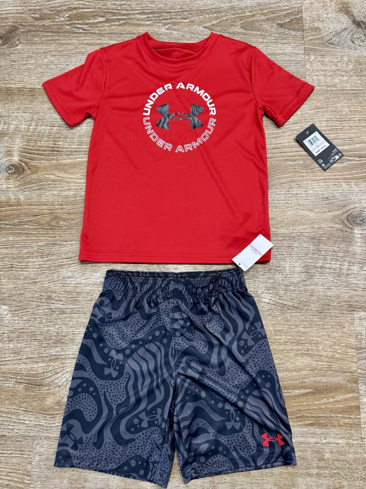 Boy Under Armour Tee & Short Set