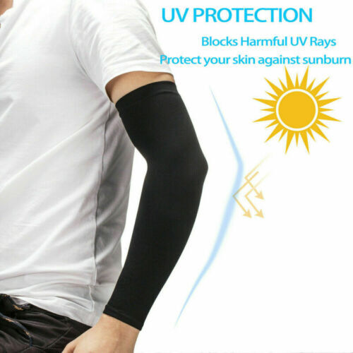 5 Pairs Cooling Arm Sleeves Cover UV Sun Protection Sports Outdoor For Men Women