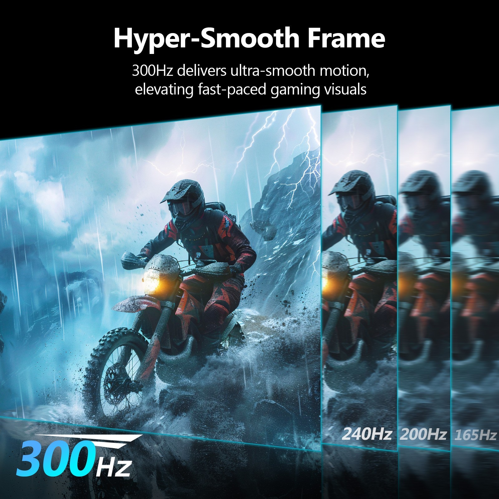 Z-EDGE UG27S-White 27" 1080P FHD 1920x1080 300Hz 1ms 1500R Curved Gaming Monitor