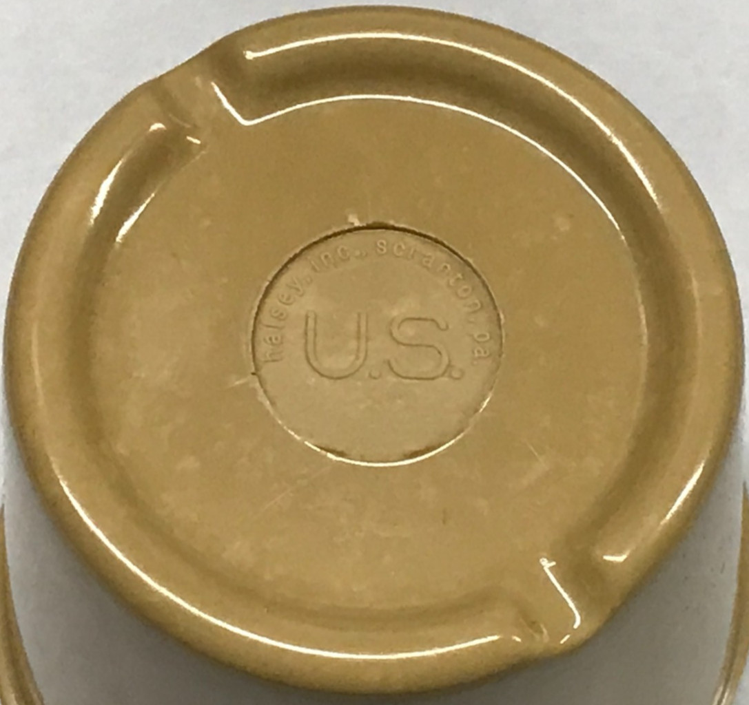 Vintage 10 oz Tan Mess Hall Tumbler USGI Halsey NOS Set of 2 From Original Case