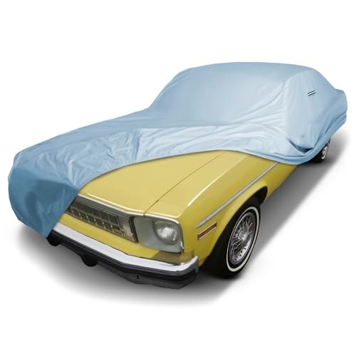 iCarCover Custom Car Cover for 18. Chevy Nova 1968-1979 1-Tone (Solid Gray)