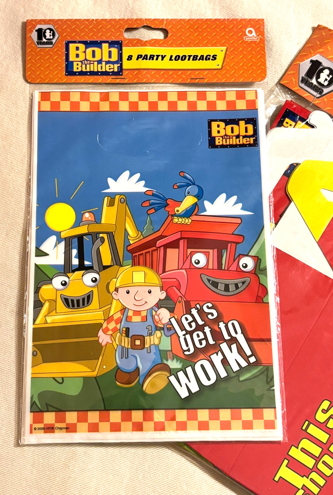 Bob The Builder Party Supplies Party Loot Bags & Party Boxes 14 Count Total