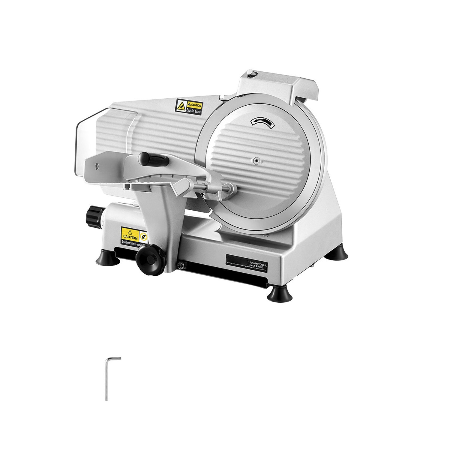 Commercial Electric Meat Slicer 10" Blade Deli Food Bread Cheese Cutter 180W