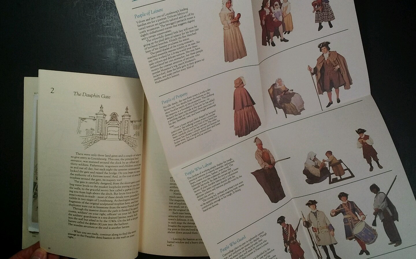 Fortress Of Louisbourg Guide 1981 with Map & Insert RARE VHTF