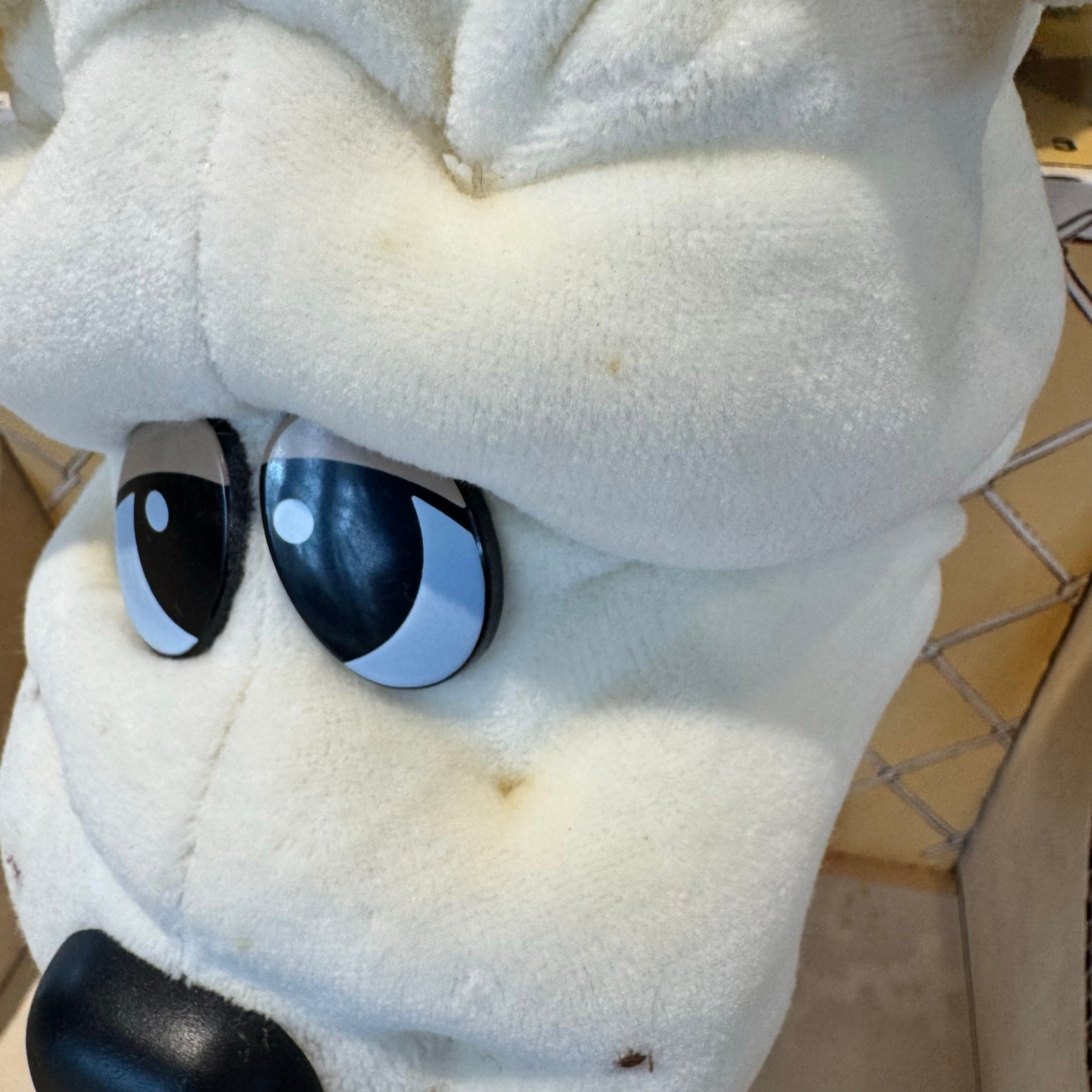 Vintage 1986 Tonka Pound Puppies White Puppy w/ Shirt Collar #7817 In Box Retro