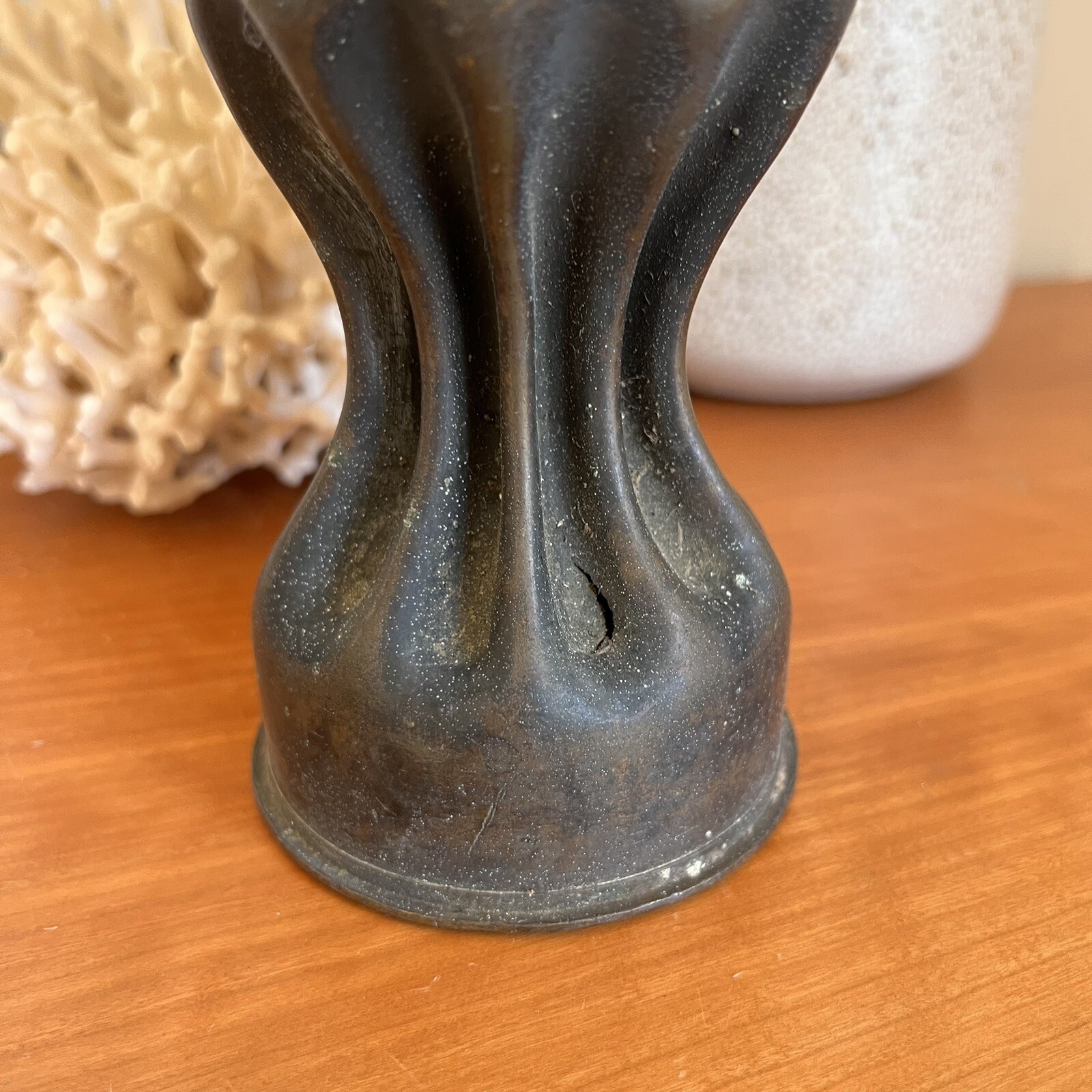 Rare WW1 Trench Art U.S. Army WWI Military Artillery 75mm Shell Case Vase