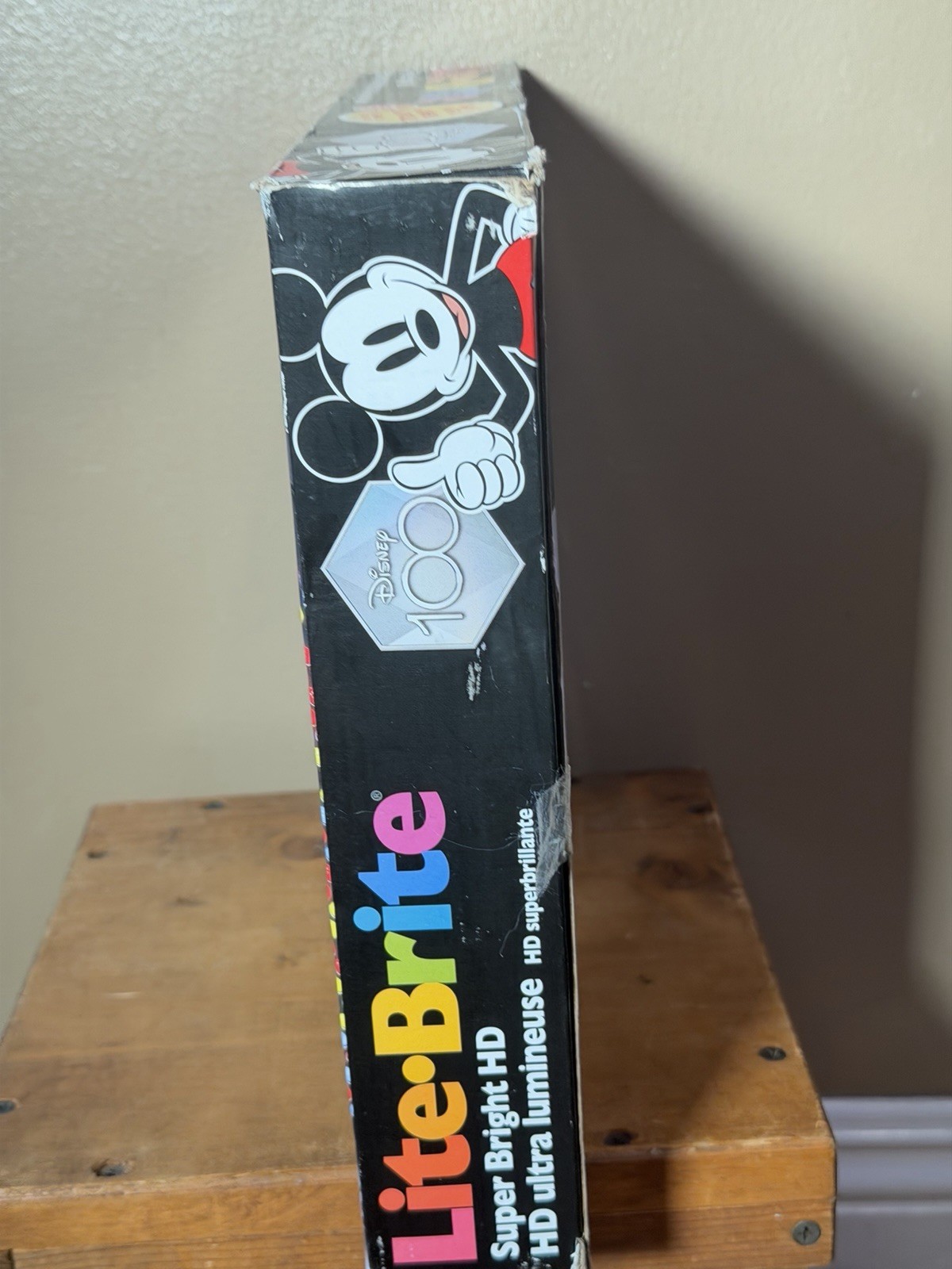Lite Brite Super Bright HD Disney Mickey Mouse 100 Year Edition 900 Mini Peg NEW