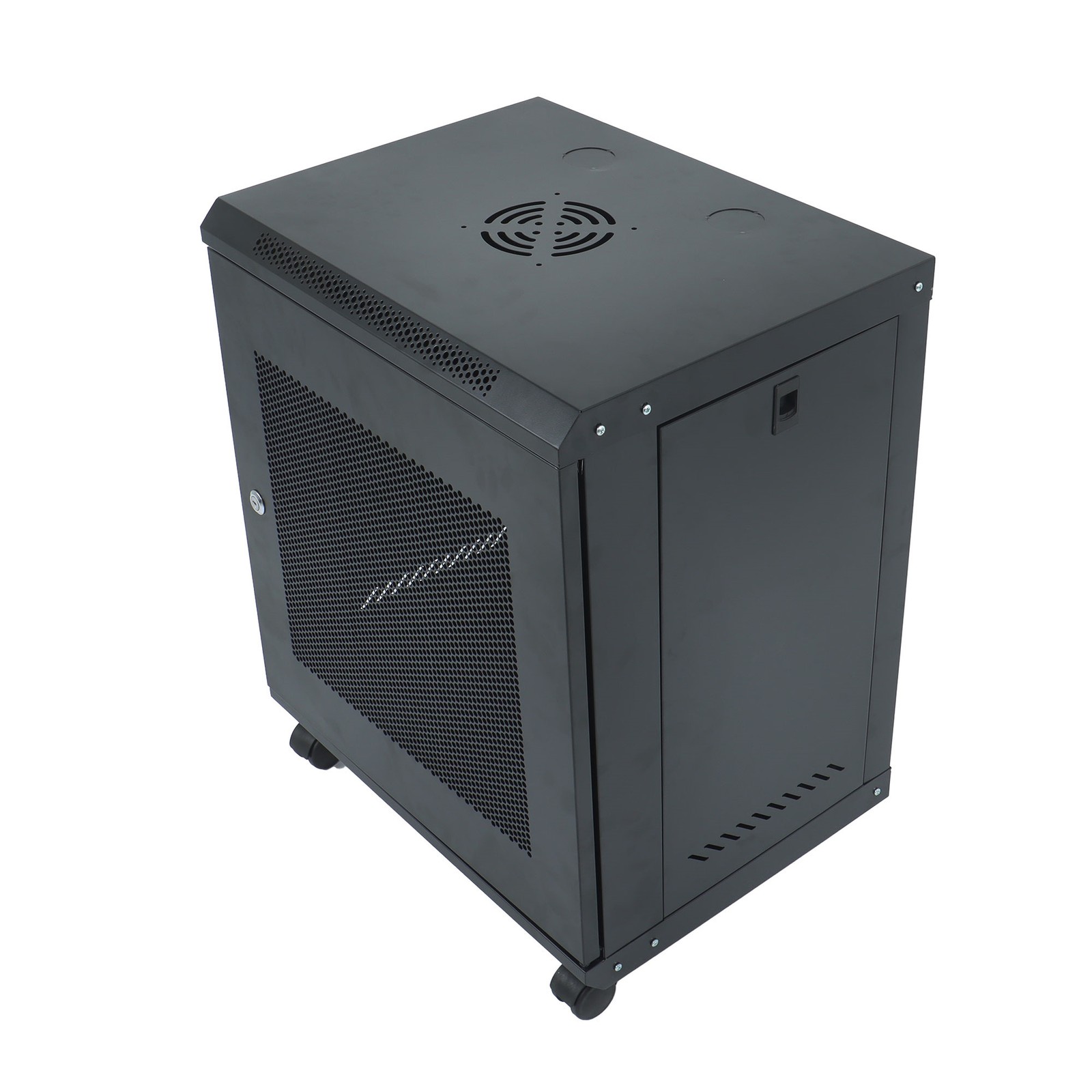 12U Wall Mount Network Server Rack Cabinet Enclosure 15.5'' Deep Door Lock