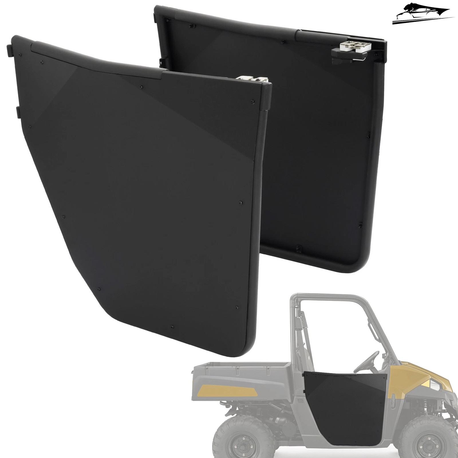 Half Door Kit For Polaris Ranger 500 570 EV ETX Mid Size 2015-2022 Aluminum
