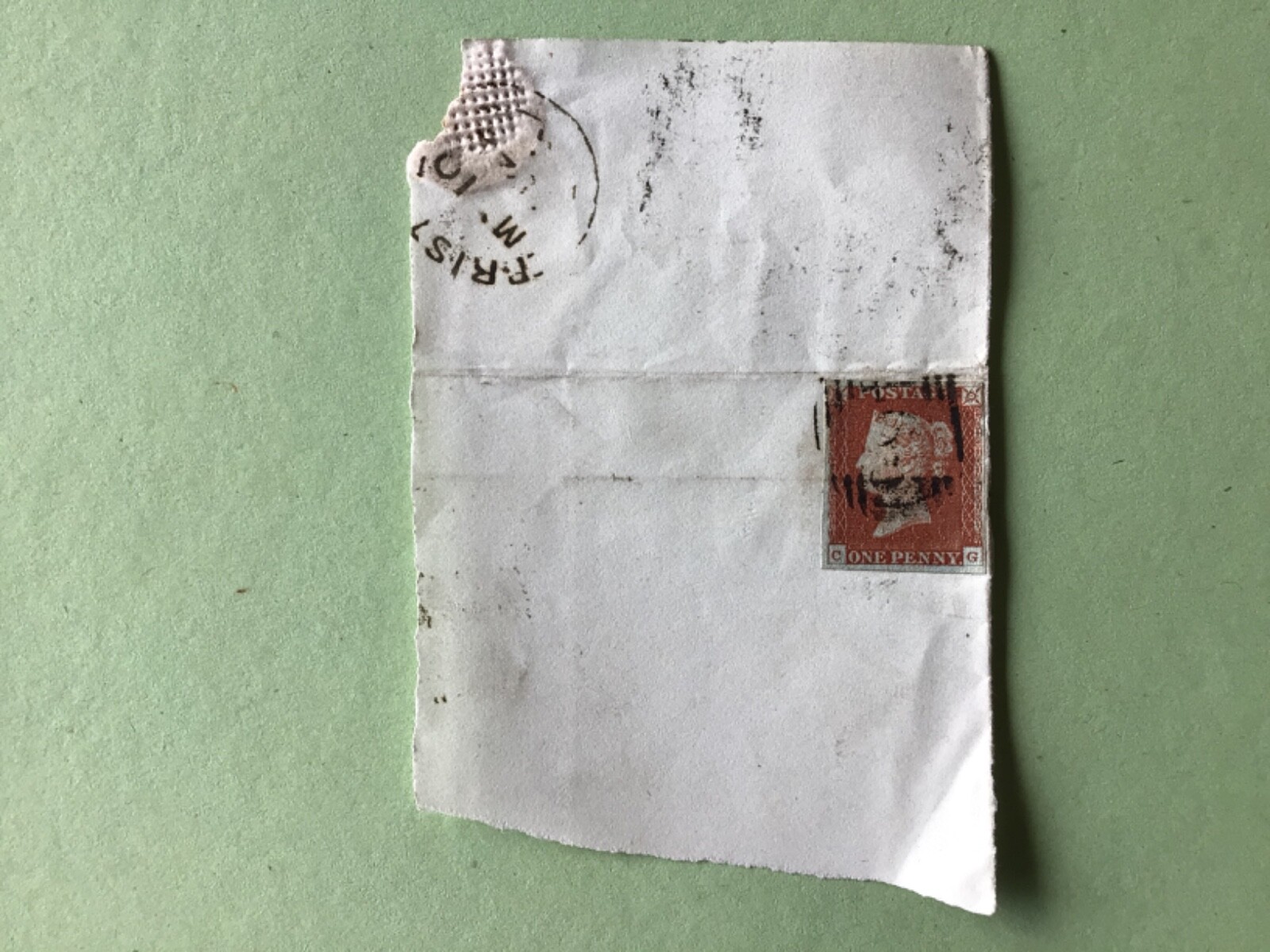 Penny red 1841 on part   cover A6388