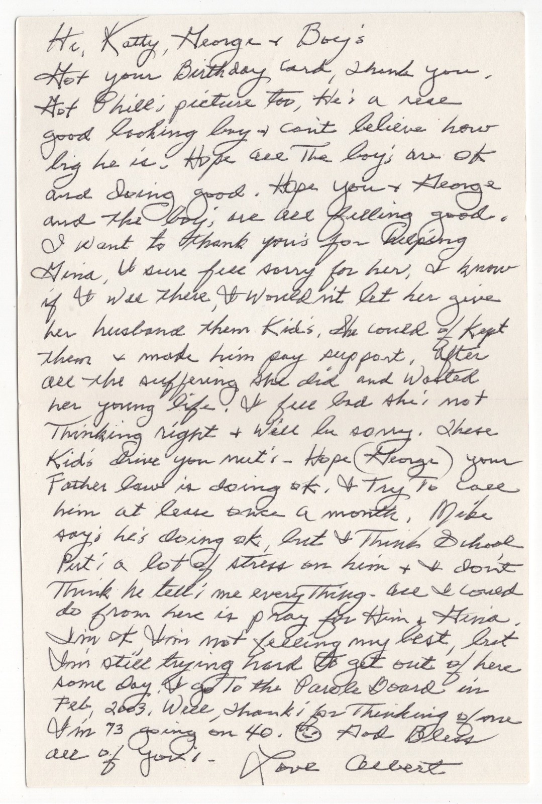 Chicago Gangster Albert "Caesar" Tocco Handwritten Prison Letter - Mafia