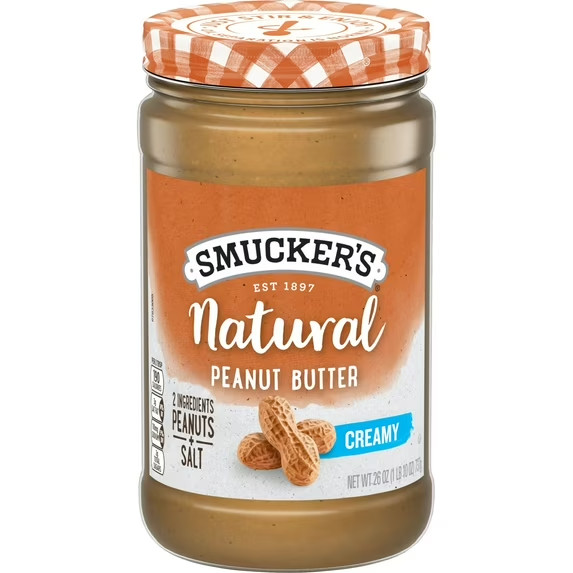 Smucker's Natural Creamy Peanut Butter, 26oz