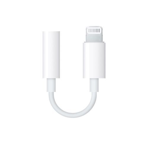 Authentic Apple Lightning to Headphone 3.5mm Jack Adapter - White MMX62AM/A