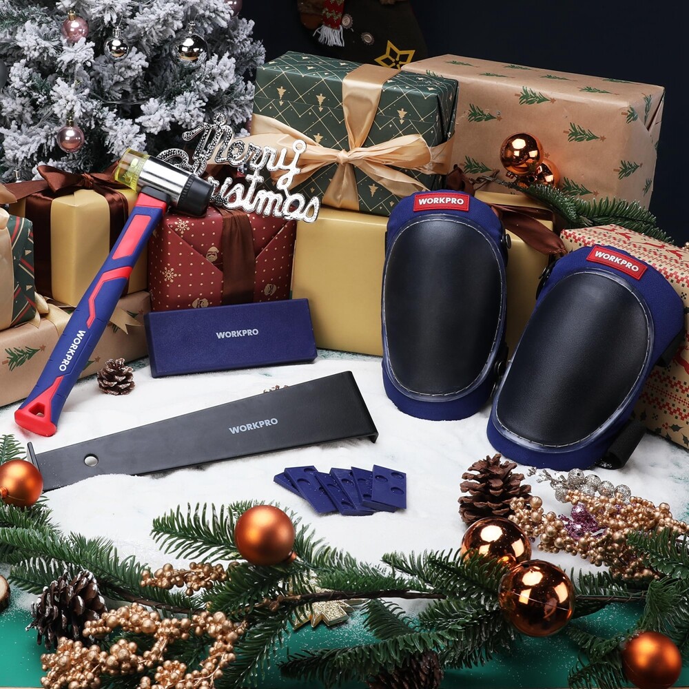 WORKPRO 13" Flooring Cutter/Laminate Flooring Installation Tools Knee Pad Spacer