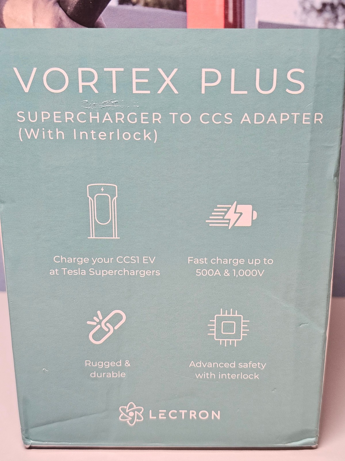 Lectron Vortex Plus Supercharger NACS to CCS Adapter w/ Interlock 500A/1000V New