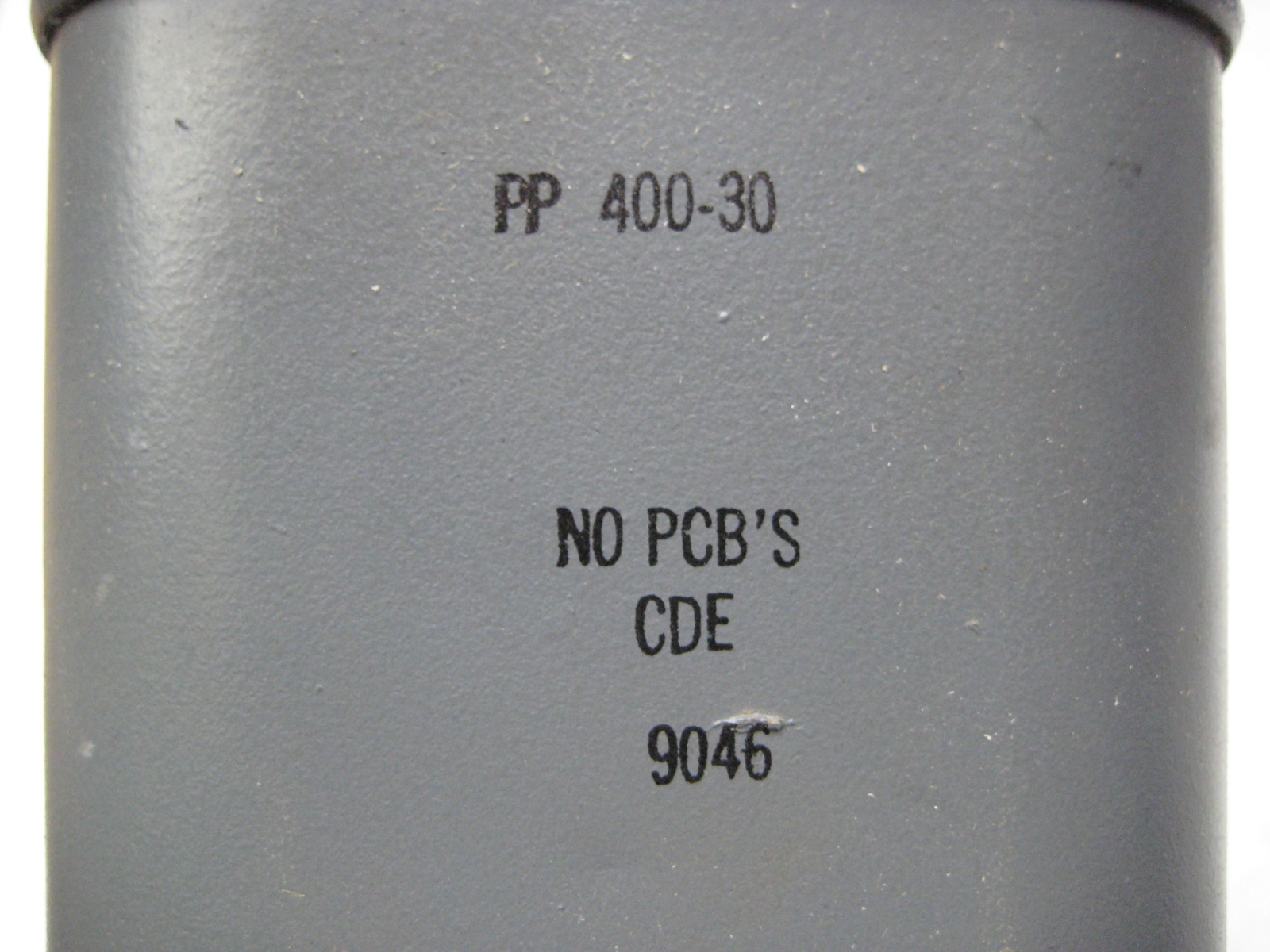 INDUSTRIAL SPARE PP 400-30 CAPACITOR NSNP