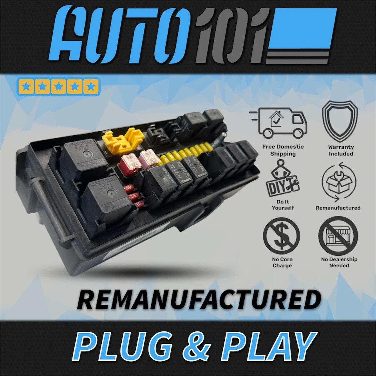 2007-2008 Dodge Durango/Chrysler Aspen Rebuilt TIPM Fuse Box 04692192 PLUG&PLAY