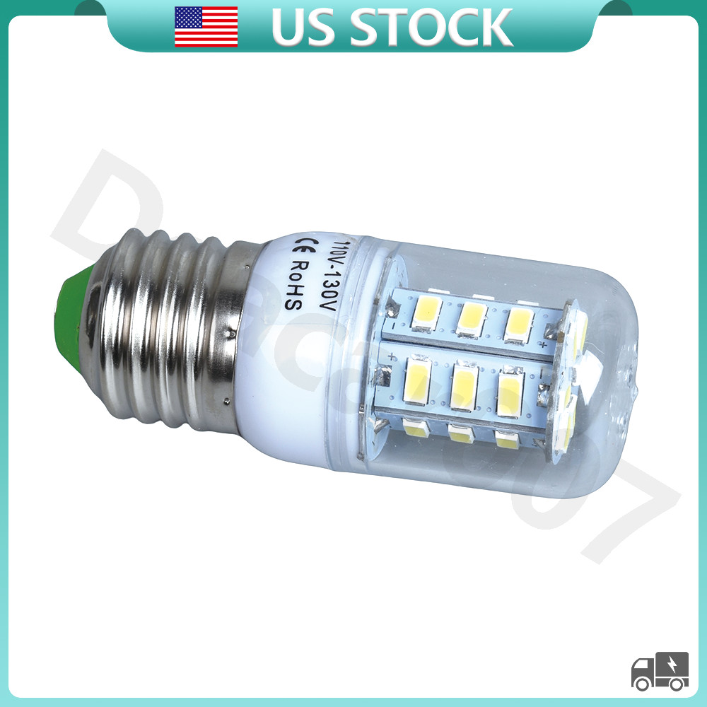 2PCS LED Refrigerator Light Corn Bulb E27 3.5W For Frigidaire Kenmore 5304511738
