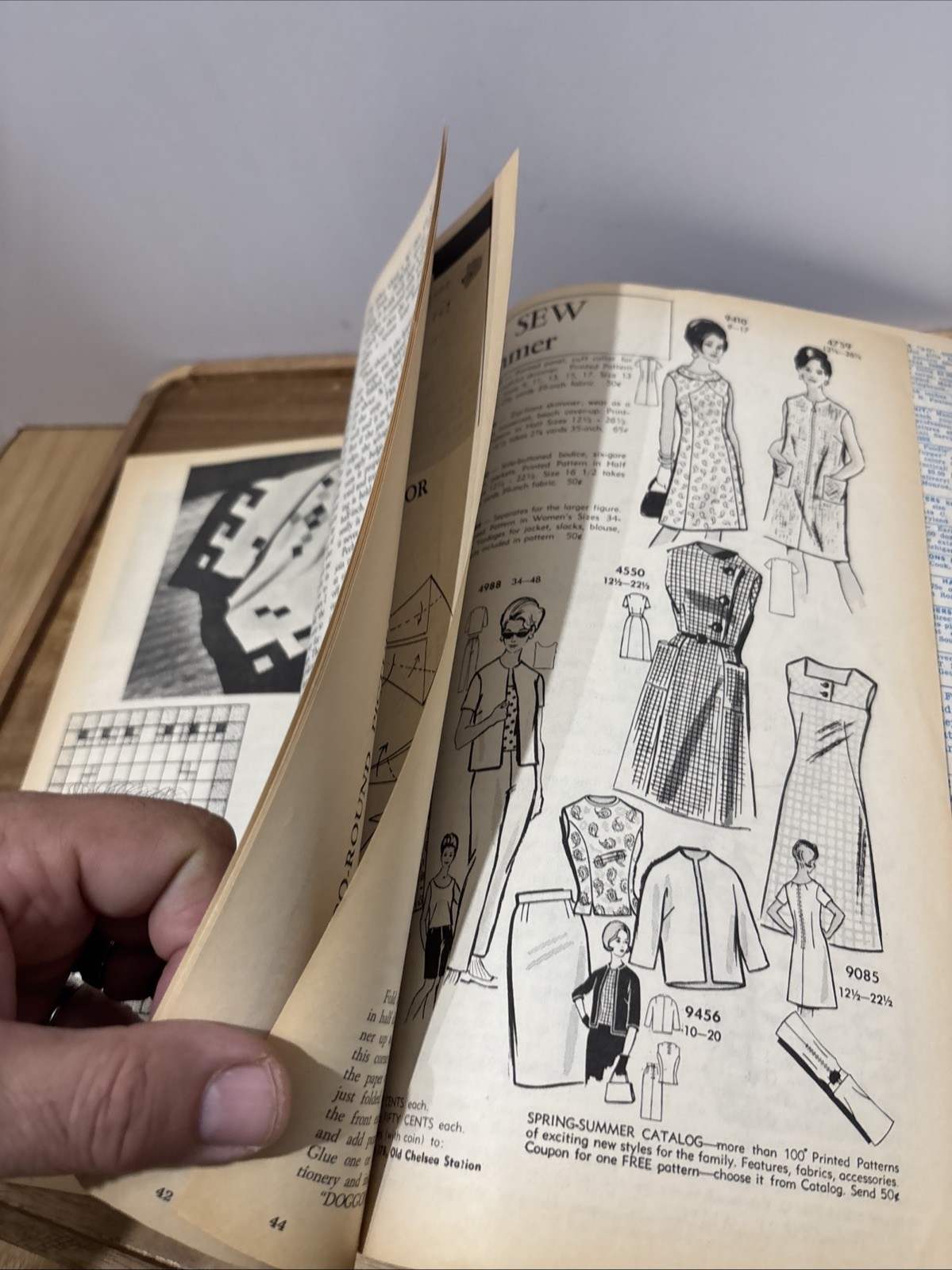 Vtg Popular Needlework May 1967 Paper Sewing Patterns Crafts Booklet Quilting