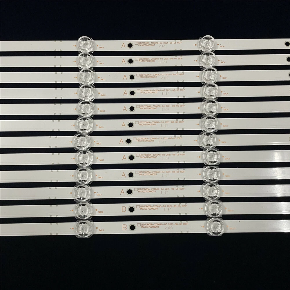 12pcs LED Backlight Strips For ONN 100012588 100068378 30370006006 3037006005