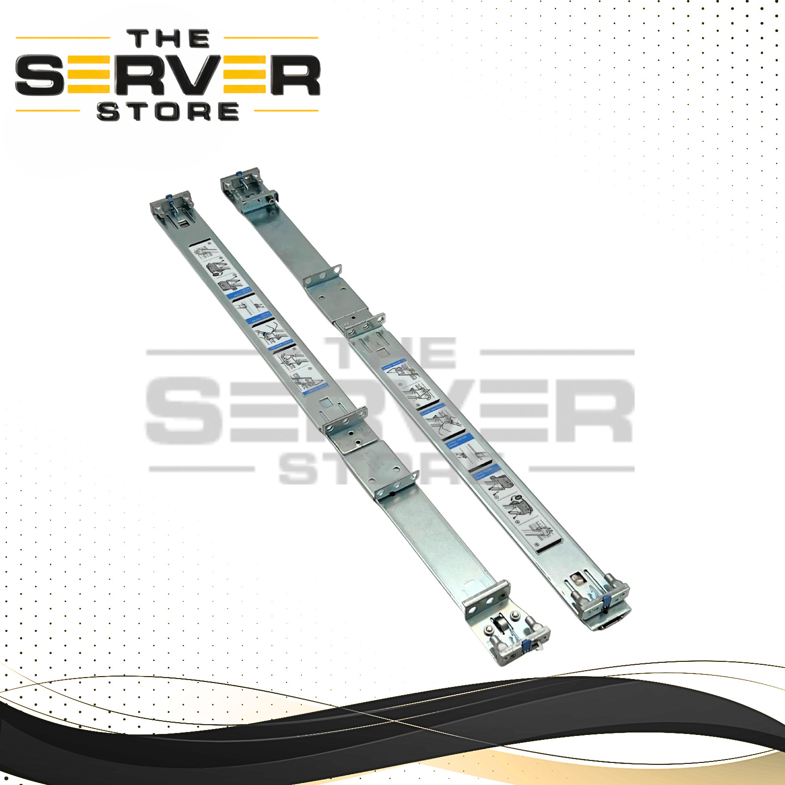 Dell A4 1U Static 2/4 post Rail Kit for PowerEdge / PowerVault 0C597M C597M