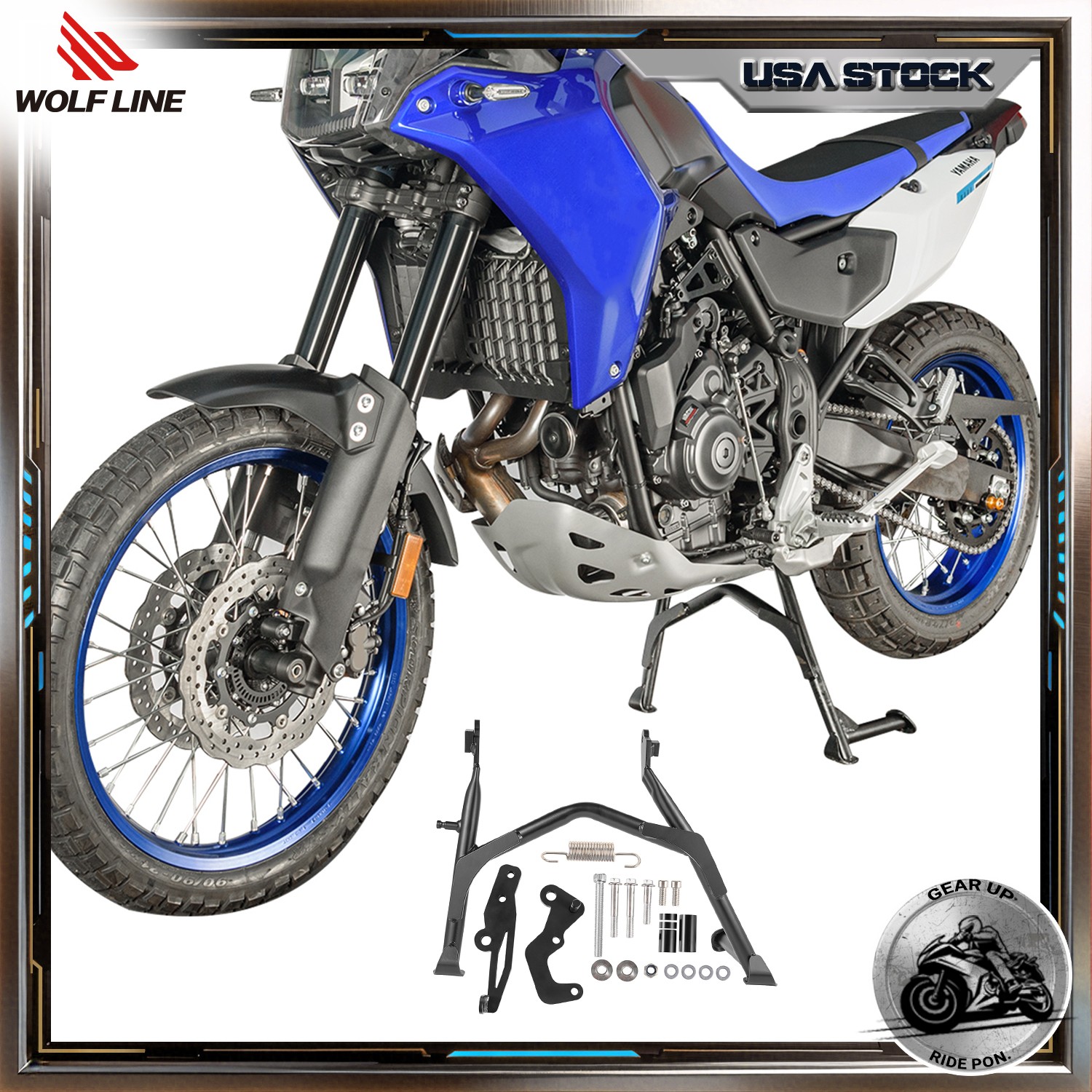 Center Stand For Yamaha TENERE 700 XTZ T 7 Kickstand Parking Stand 2026 WOLFLINE