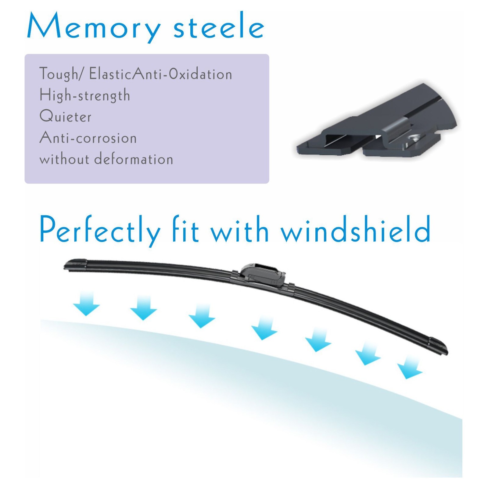 2,Wipers Blades 26" And 16" for Honda CR-V 2012-2016 All-seasons Front