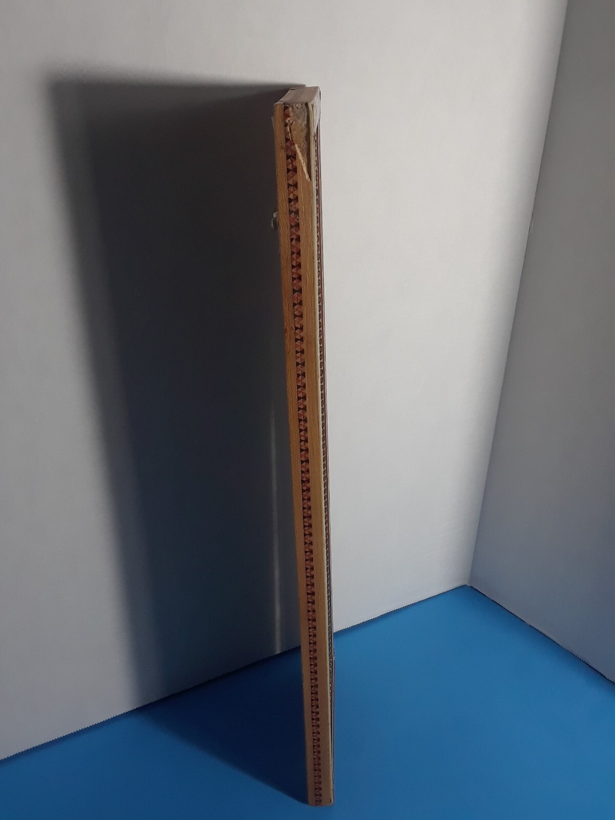 Chinese Scroll Warrior Horses Enamel and Wood Frame 19 3/8 x 5.5