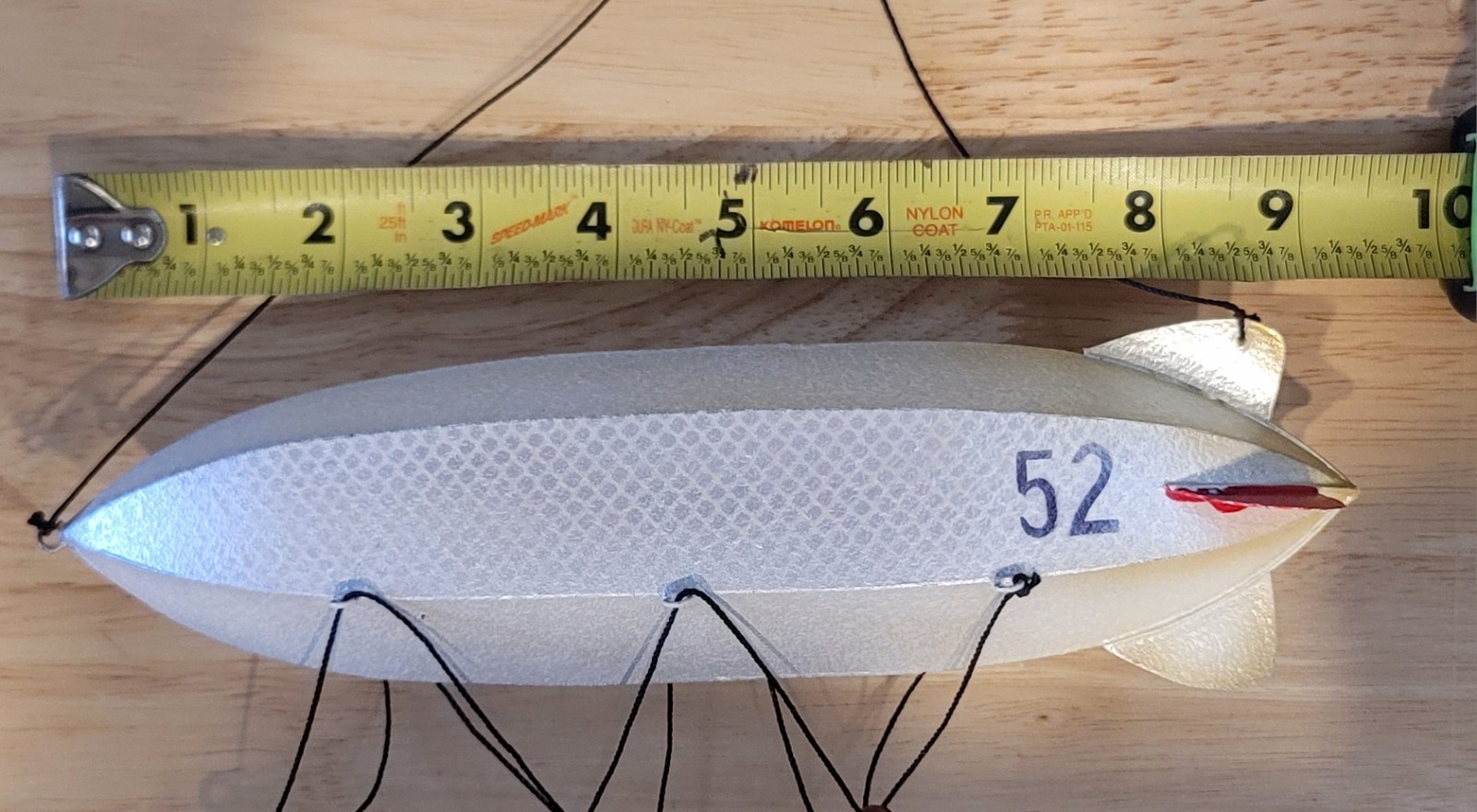 9.5" Steampunk Zeppelin, Airship Blimp Hanging Mobile Pilot Map Basket Propeller