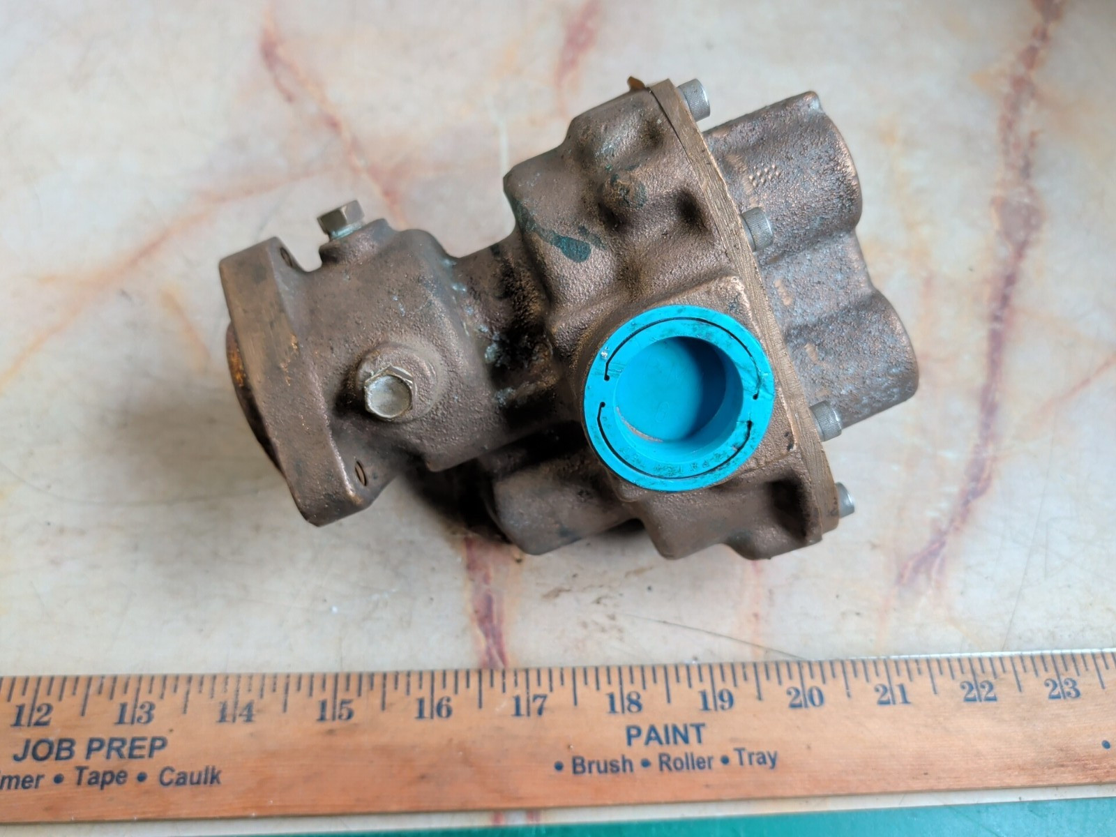DAYTON TEEL 1V364 BRONZE & CAST IRON CLOSE COUPLED GEAR PUMP - NEW (OLD STOCK)