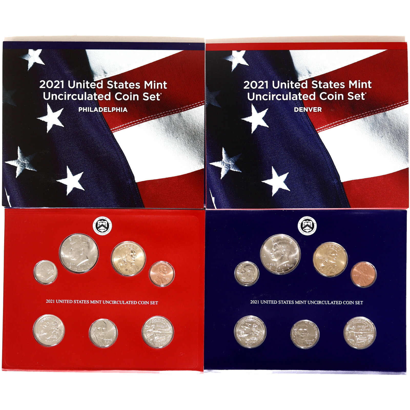 2021 Mint Set Original Sealed Box 14 Brilliant Uncirculated Coins