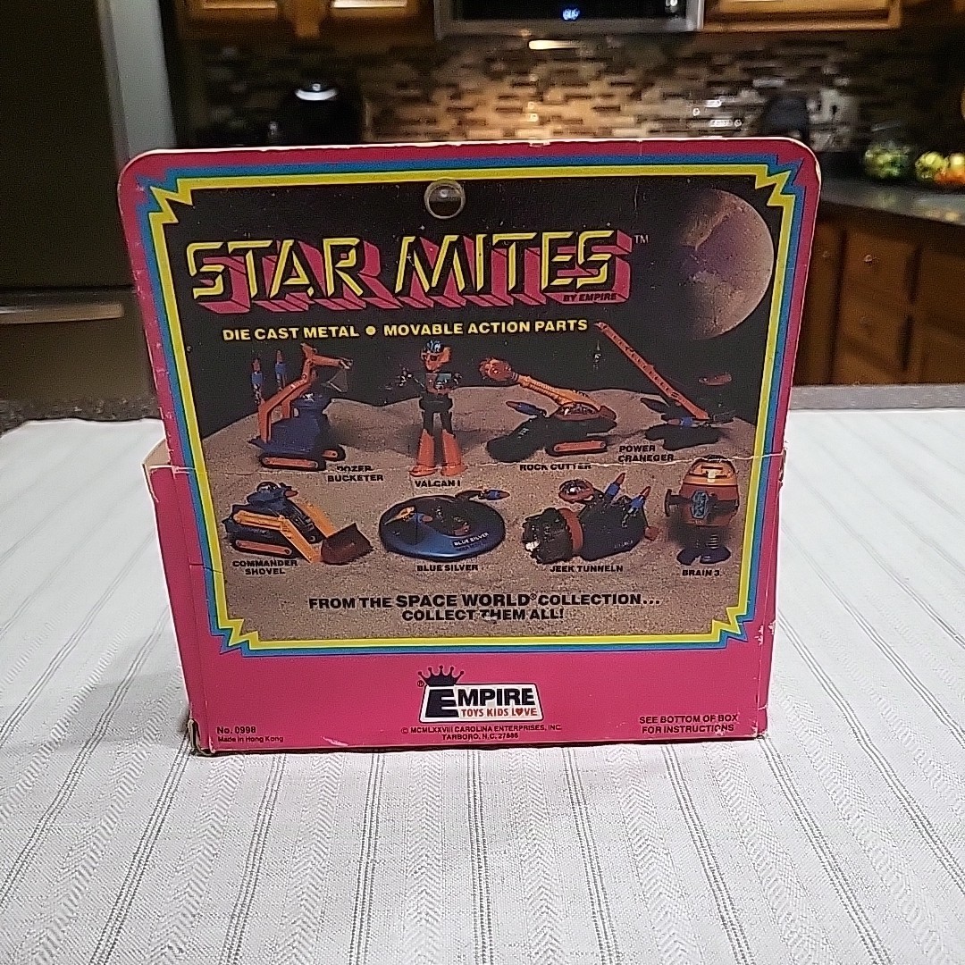 1978 Empire Star Mites Armed Construction Rock Cutter Die Cast Vehicle W/Box