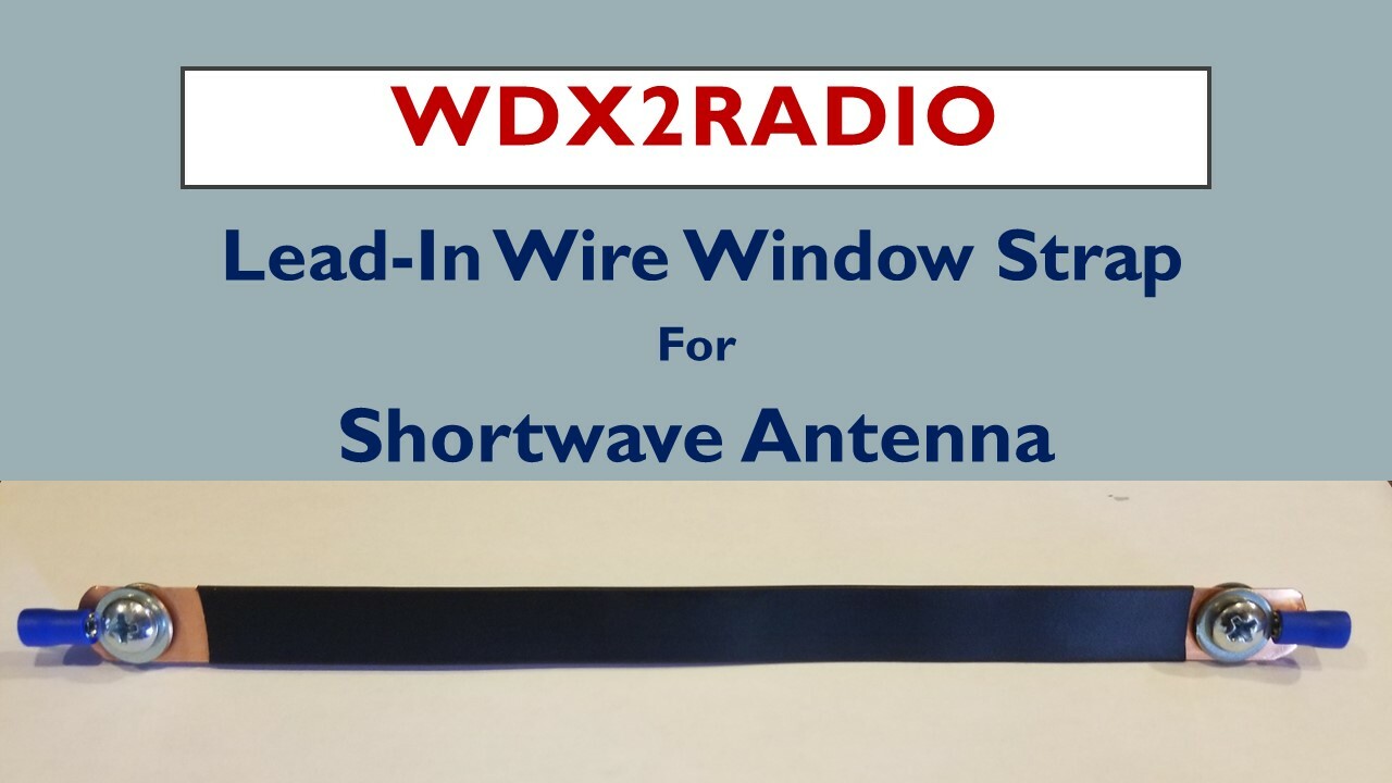 Shortwave Antenna Wire Window Channel Lead Through No holes Keep windows locked