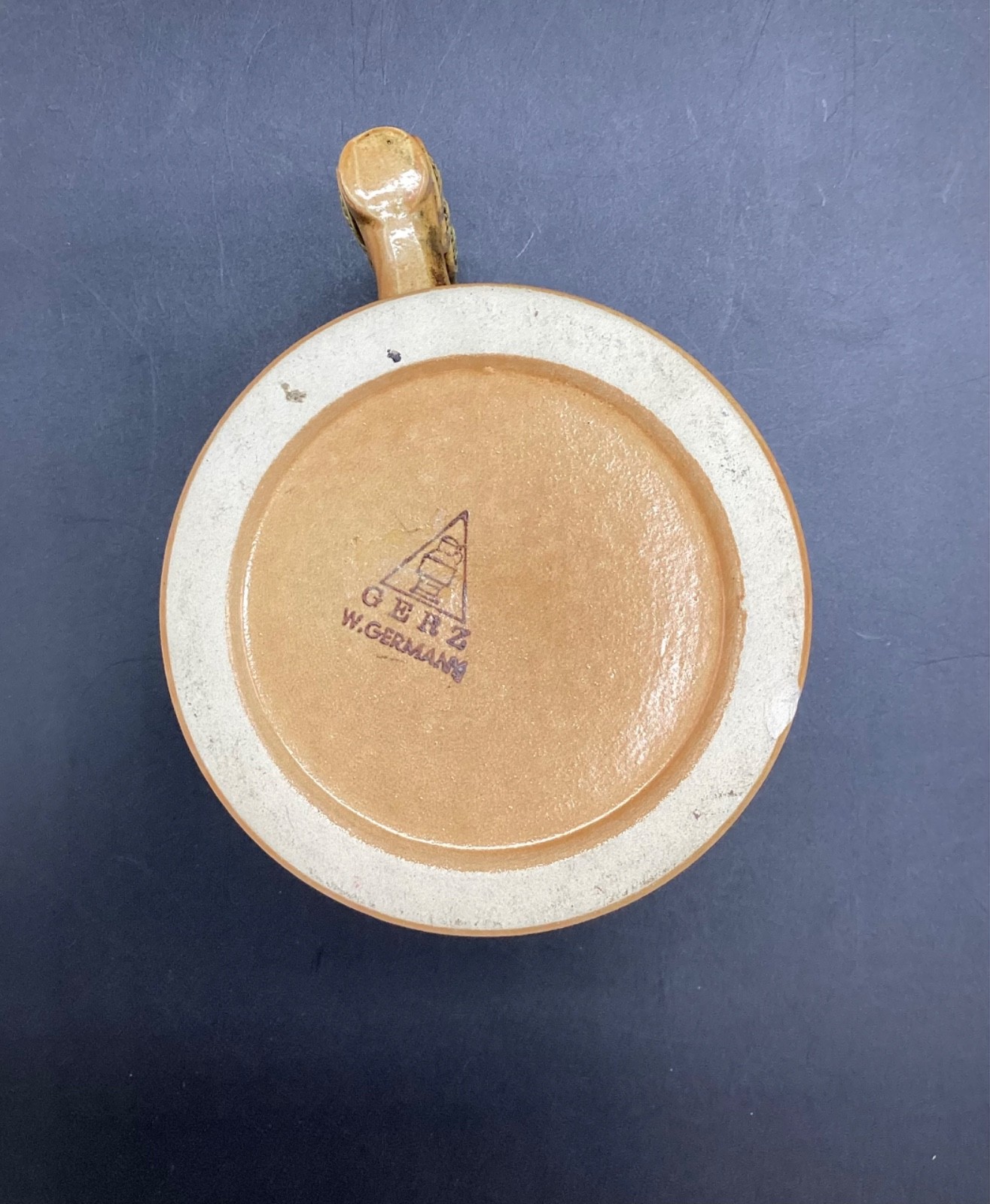 Vintage Gerz Stoneware W.Germany Beer Stein/Mug w/Men in Armor