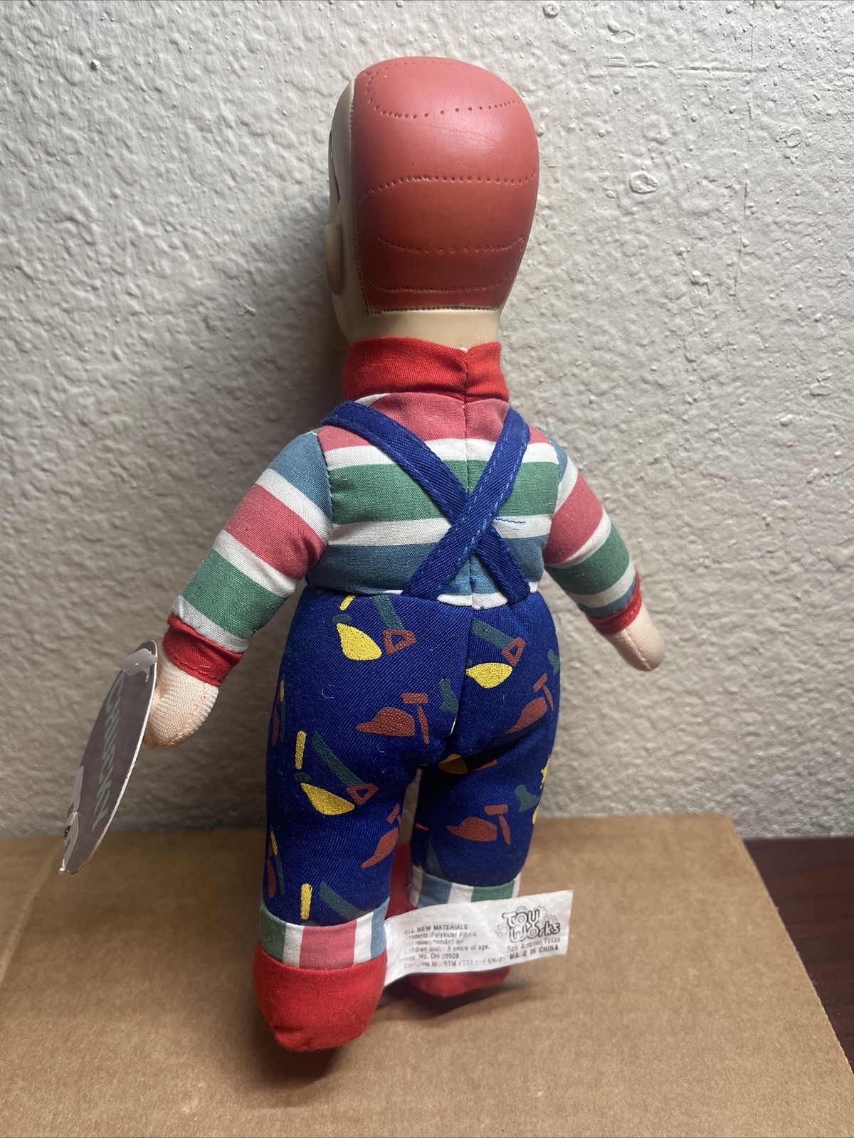 VINTAGE The Bride of CHUCKY 13" Bald Plush DOLL FROM TOY WORKS HORROR HALLOWEEN