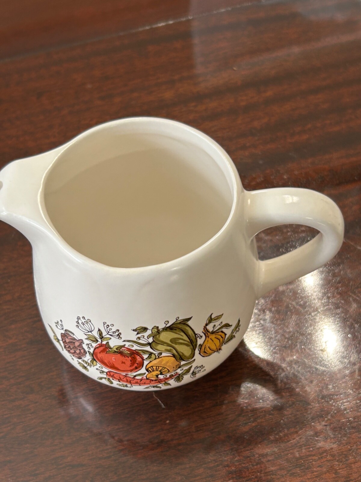 Vintage McCoy Spice Delight Creamer w/Handle and Salt & Pepper Shakers w/Stopper