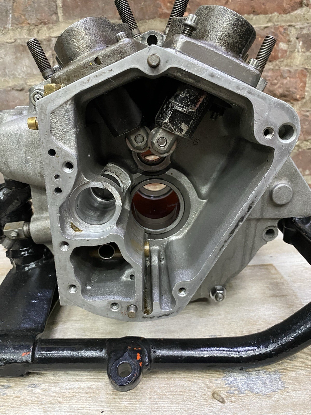 1983 Harley Davidson FXWG 1340cc Engine Cases Good Condition Matching Bellies