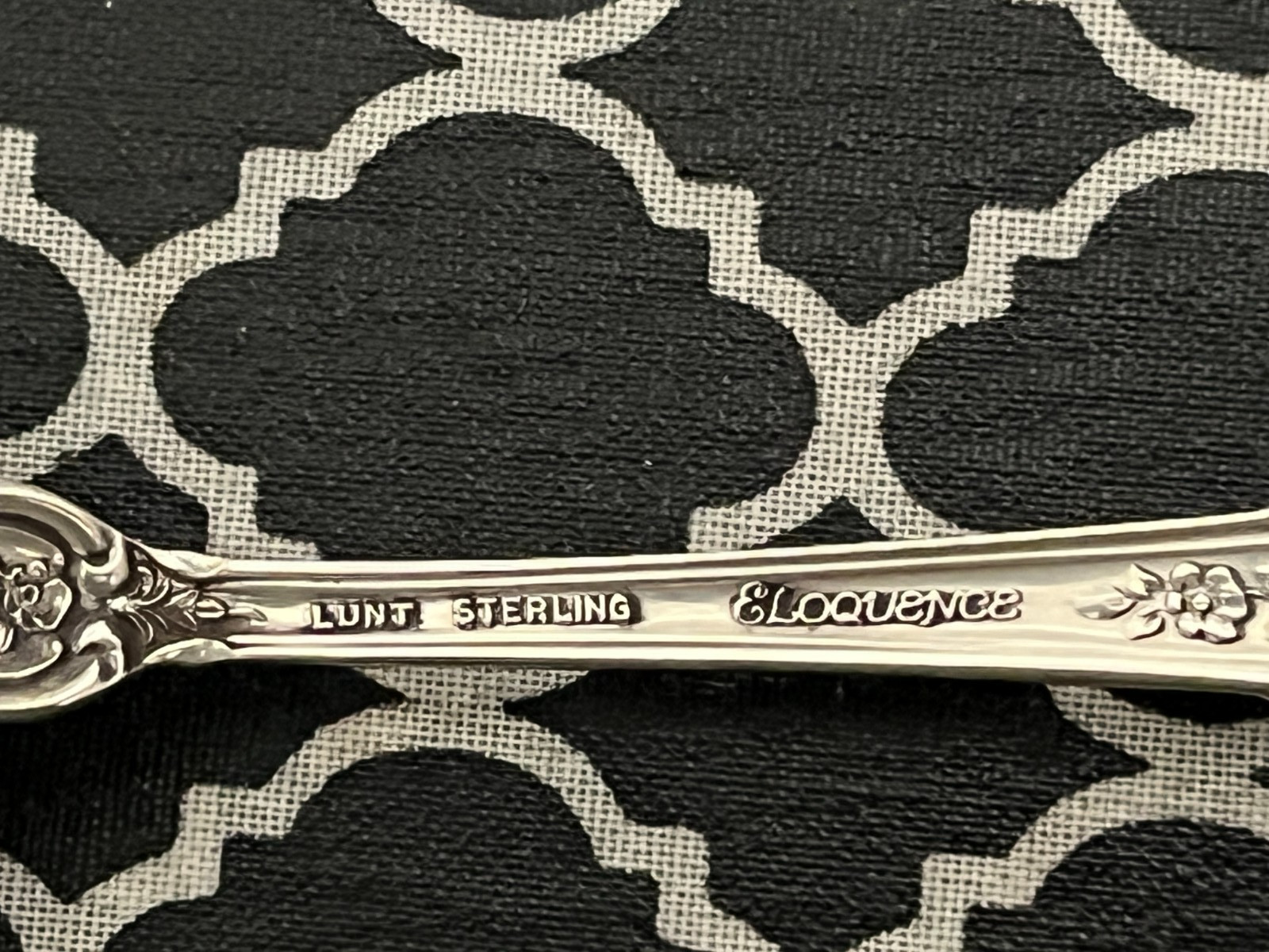 Lunt Eloquence Sterling Silver Demitasse Spoon Lot 11pc 308g Knives .925 Silver