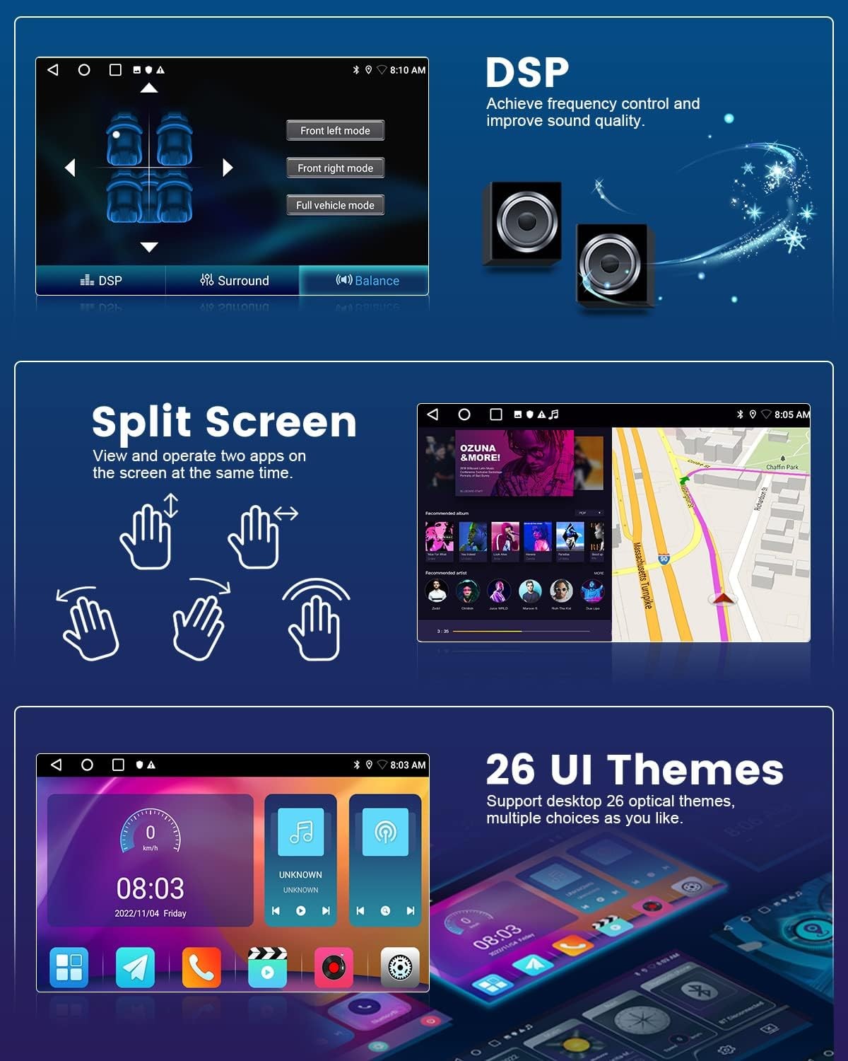 For 2008-2012 Nissan Altima Apple CarPlay Car Radio Android 14 GPS Stereo +Cam