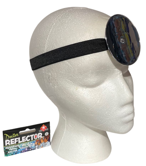 DOCTOR REFLECTOR MIRROR Head Play Fake DR Headband Surgeon Round Gyno Costume
