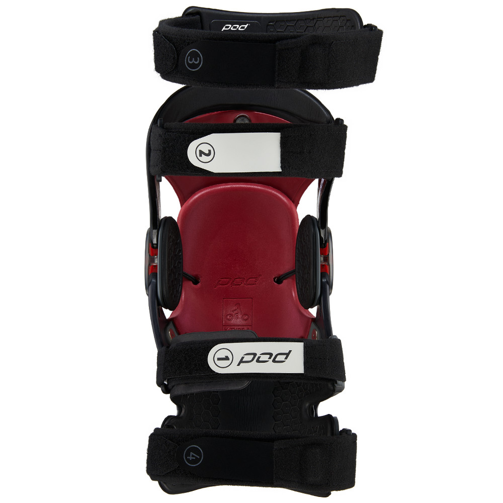 Pod K8 3.0 Protective Knee Brace Carbon - Right Only Brace For Knee Protection