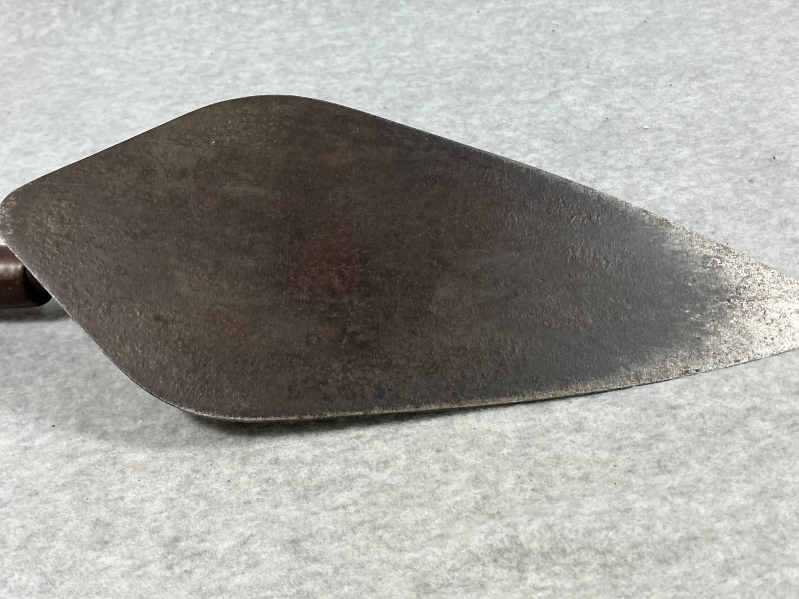 Vintage Trowel With Wood Handle Large 11" Blade