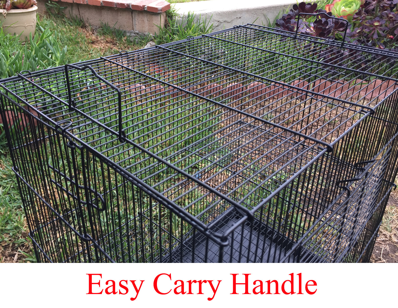 3-Levels 20" Black Chinchilla Guinea Pig Mouse Rat Mice Degu Rabbit Glider Cage