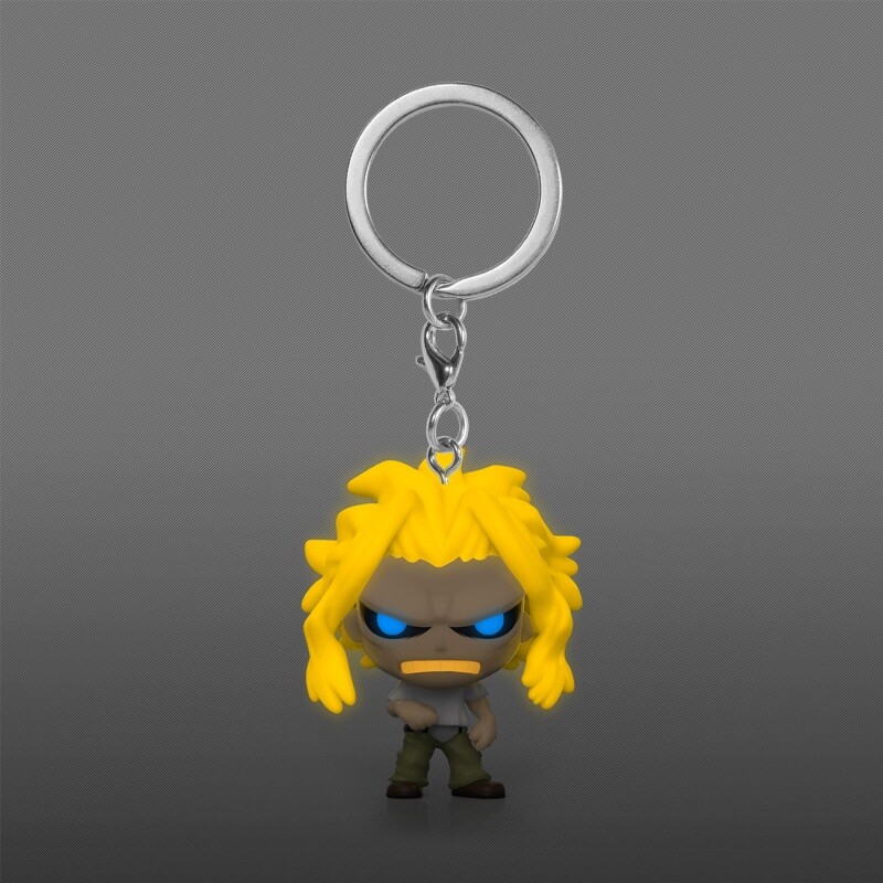Funko My Hero Academia All Might (True Form) Pop Key Chain AAA Anime Exclusive