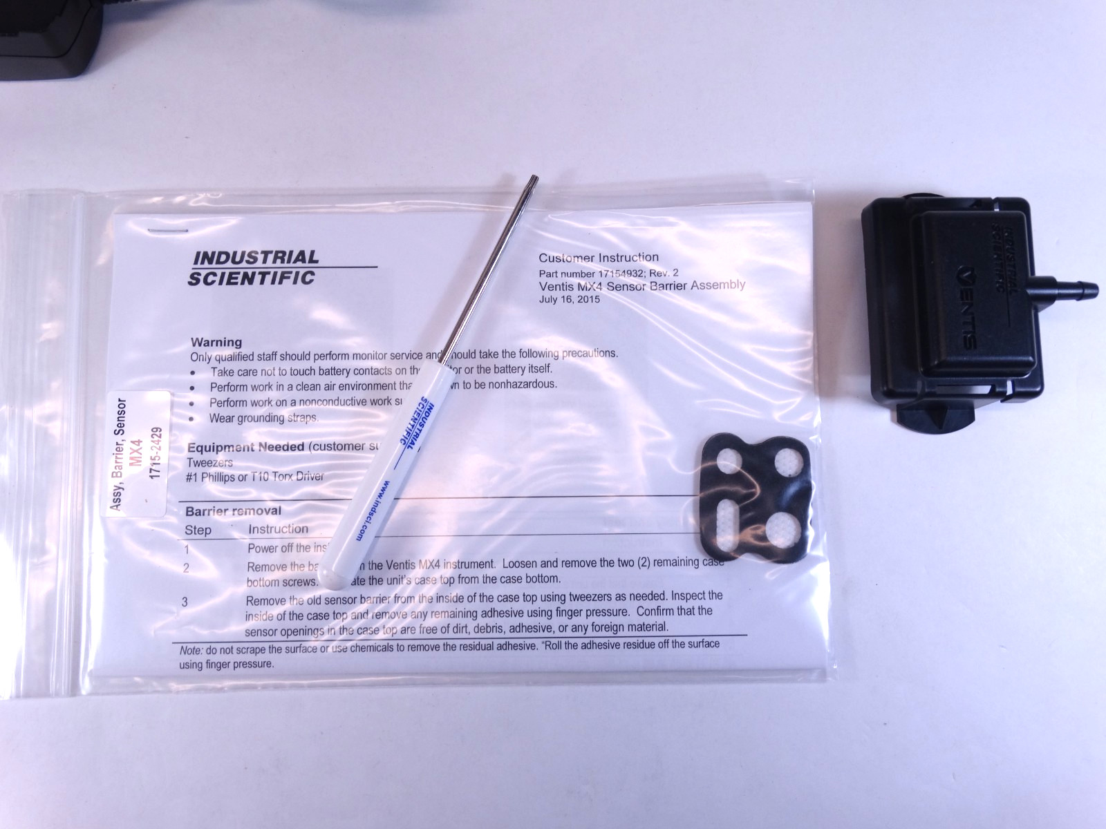 USED - VENTIS MX4 Multi Gas Monitor Detector Pump Gas Detector