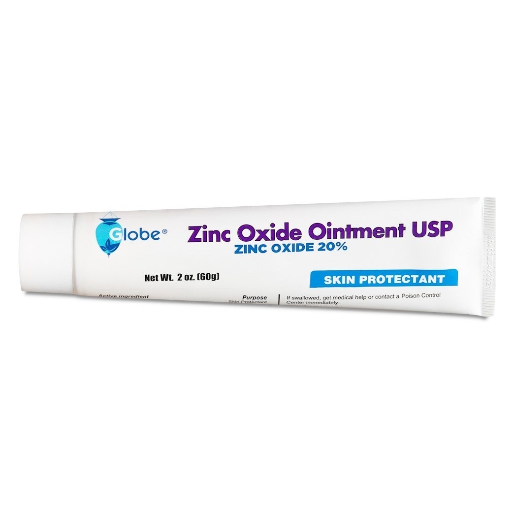 Zinc Oxide Ointment 20% 2 oz Tube (2 Pack) (Total 4 oz)
